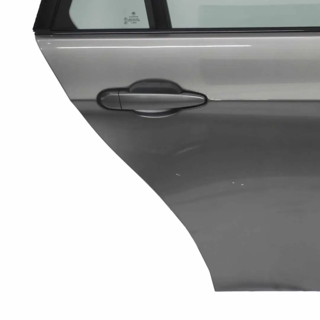 Door Rear Right O/S Spacegrau Space Grey Metallic - A52 to BMW E91 Touring with Part number 7203676 BMW E91 Touring Door Rear Right O/S Spacegrau Space Grey Metallic - A52 - SKU 7203676-SCG2 - Part number 7203676