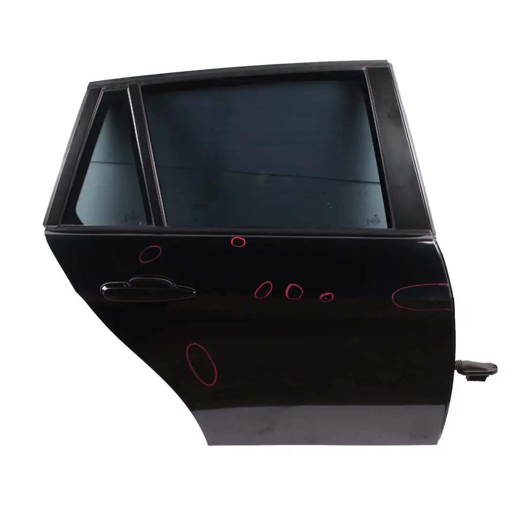 Door Rear Right O/S Schwarz 2 Black - 668 to BMW 3 Series E91 Touring with Part number 7203676 BMW 3 Series E91 Touring Door Rear Right O/S Schwarz 2 Black - 668 - SKU 7203676-SCH - Part number 7203676