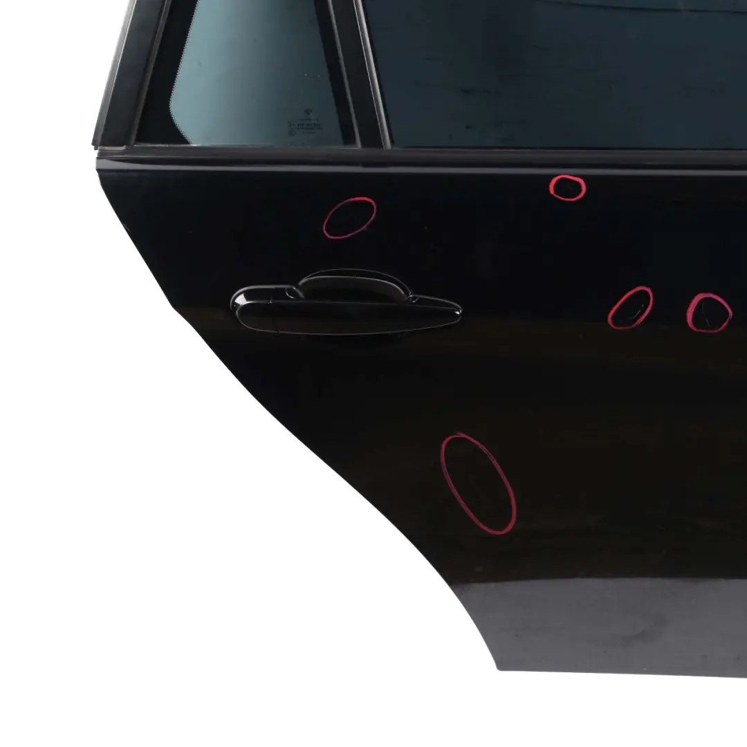 BMW 3 Series E91 Touring Door Rear Right O/S Schwarz 2 Black - 668 - SKU 7203676-SCH - Part number 7203676
