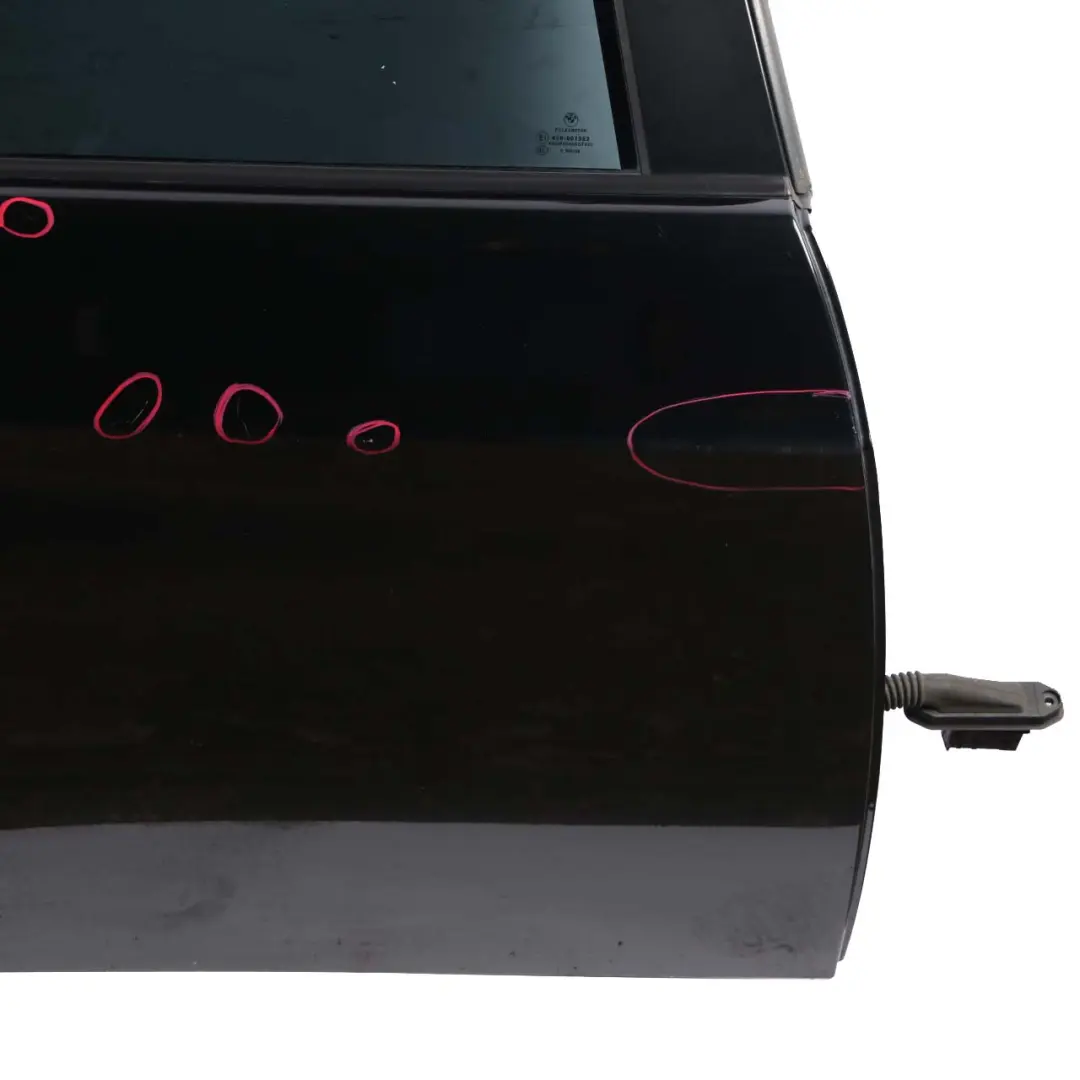 BMW 3 Series E91 Touring Door Rear Right O/S Schwarz 2 Black - 668 - SKU 7203676-SCH - Part number 7203676
