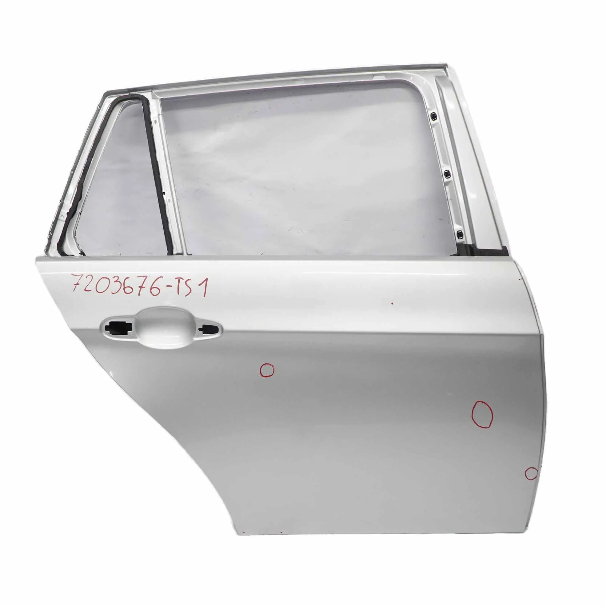 BMW E91 Touring Porta Posteriore Dx Argento-Titanio Titan Siber Metallico -