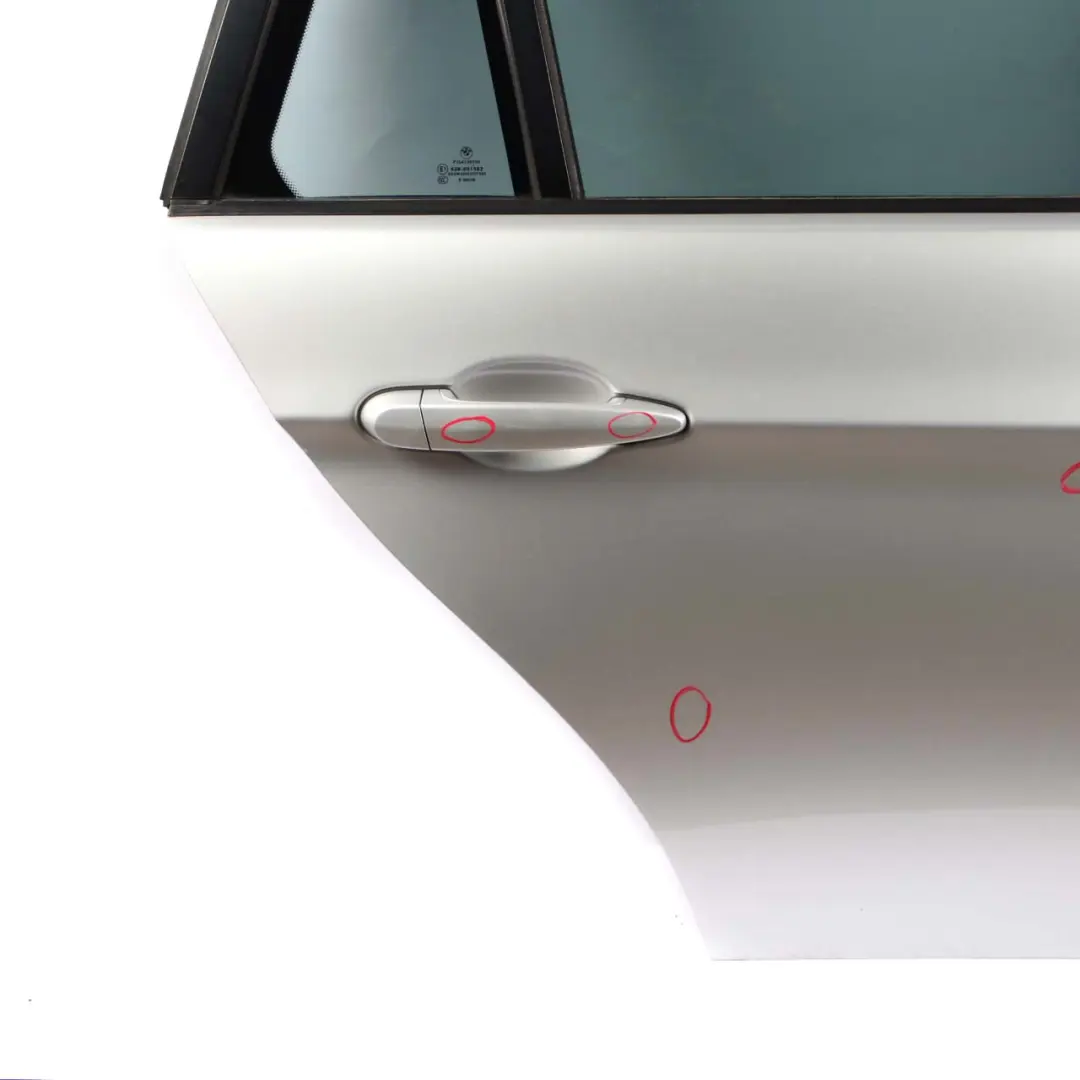BMW 3 E91 Touring Door Rear Right O/S Titansilber Titan Silver Metallic - 354 - SKU 7203676-TS2 - Part number 7203676