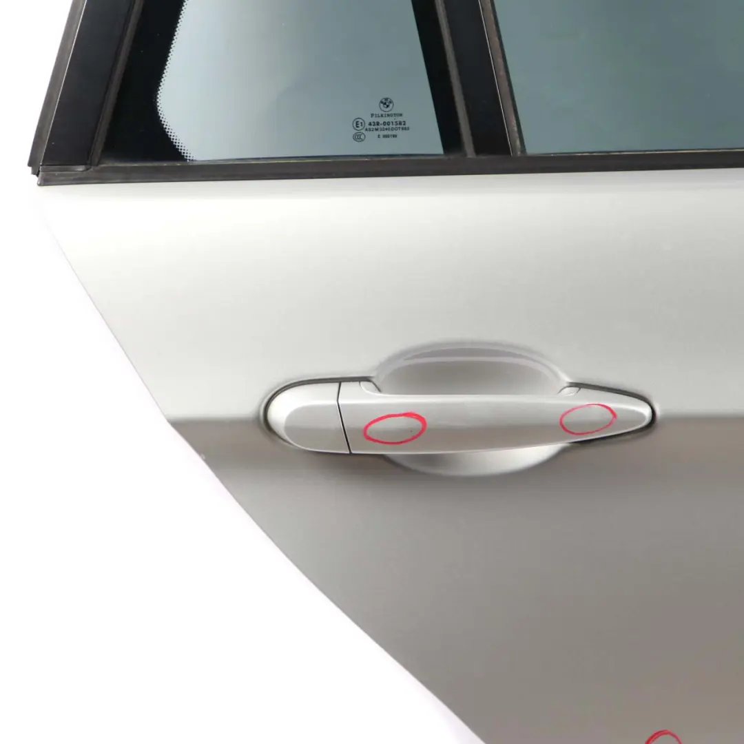 BMW 3 E91 Touring Door Rear Right O/S Titansilber Titan Silver Metallic - 354 - SKU 7203676-TS2 - Part number 7203676