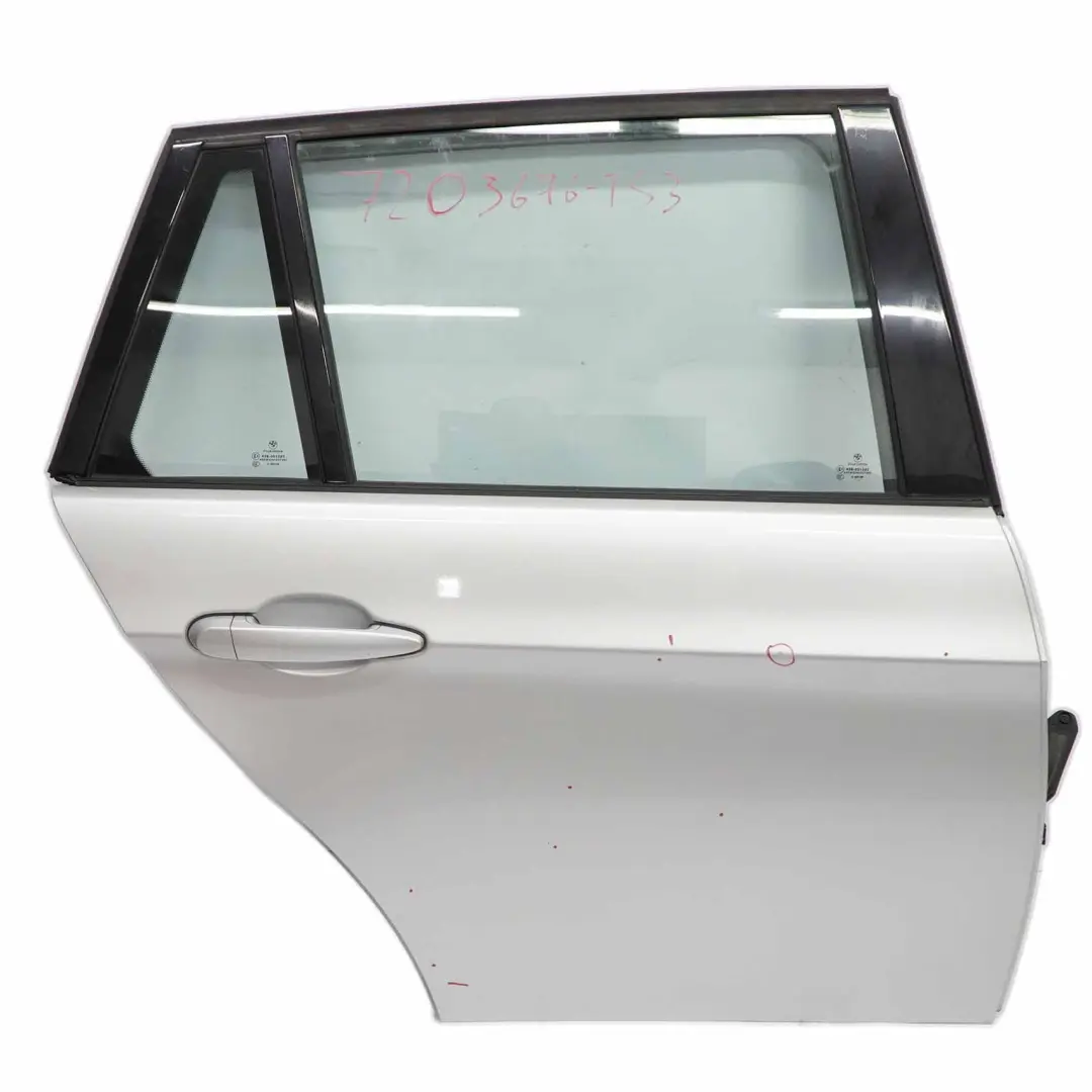 BMW 3 E91 Touring Door Rear Right O/S Titansilber Titan Silver Metallic - 354 - SKU 7203676-TS3 - Part number 7203676
