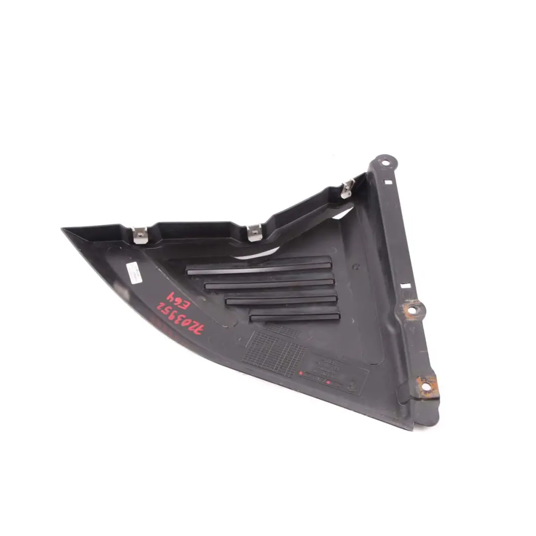 BMW E63 E64 Osłona Zaślepka Panel Komory Silnika Dolna Prawa 7009720 - SKU 7203952 - Numer Części 7203952