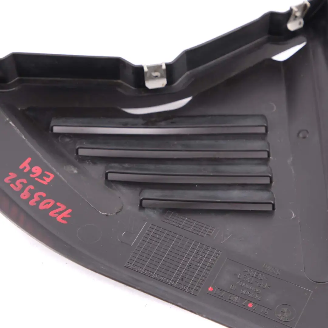 Tapa del suelo Compartimiento del motor inferior derecho 7009720 para BMW E63 E64 con número de pieza 7203952 BMW E63 E64 Tapa del suelo Compartimiento del motor inferior derecho 7009720 - SKU 7203952 - Número de pieza 7203952