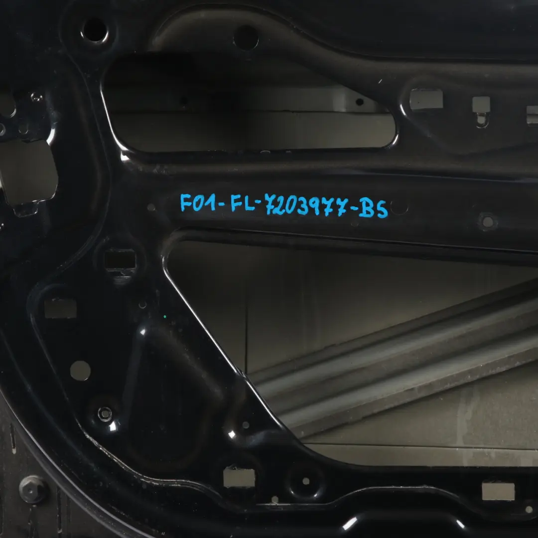 Door Front Left N/S BMW F01 Black Sapphire Metallic - 475 to with Part number 7203977 Door Front Left N/S BMW F01 Black Sapphire Metallic - 475 - SKU 7203977-BS - Part number 7203977