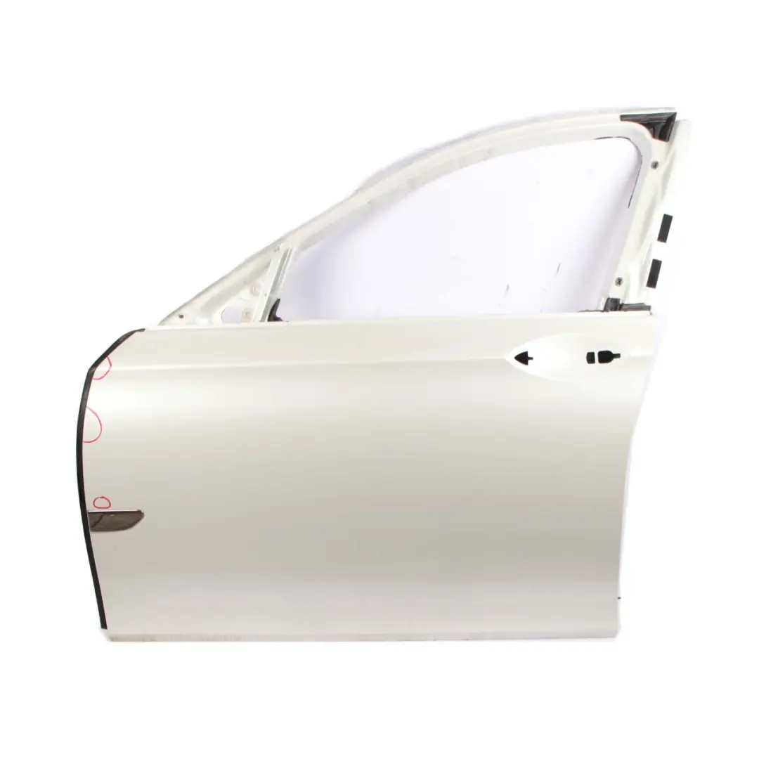 Door Front Left N/S BMW F01 Mineralweiss Mineral White Metallic - A96 to with Part number 7203977 Door Front Left N/S BMW F01 Mineralweiss Mineral White Metallic - A96 - SKU 7203977-MW - Part number 7203977