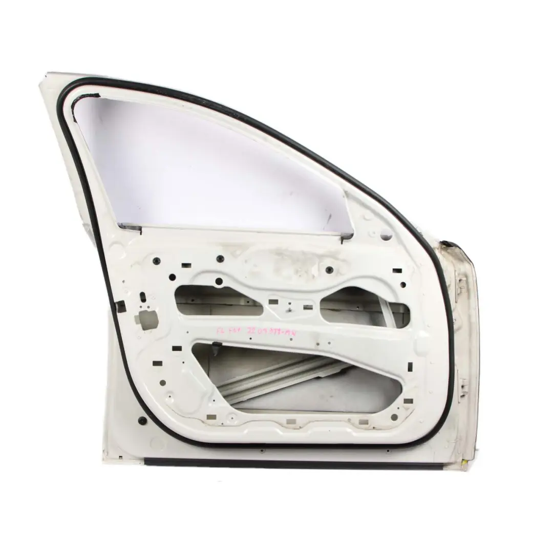 Door Front Left N/S BMW F01 Mineralweiss Mineral White Metallic - A96 to with Part number 7203977 Door Front Left N/S BMW F01 Mineralweiss Mineral White Metallic - A96 - SKU 7203977-MW - Part number 7203977