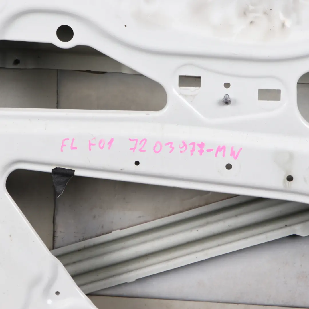 Door Front Left N/S BMW F01 Mineralweiss Mineral White Metallic - A96 to with Part number 7203977 Door Front Left N/S BMW F01 Mineralweiss Mineral White Metallic - A96 - SKU 7203977-MW - Part number 7203977