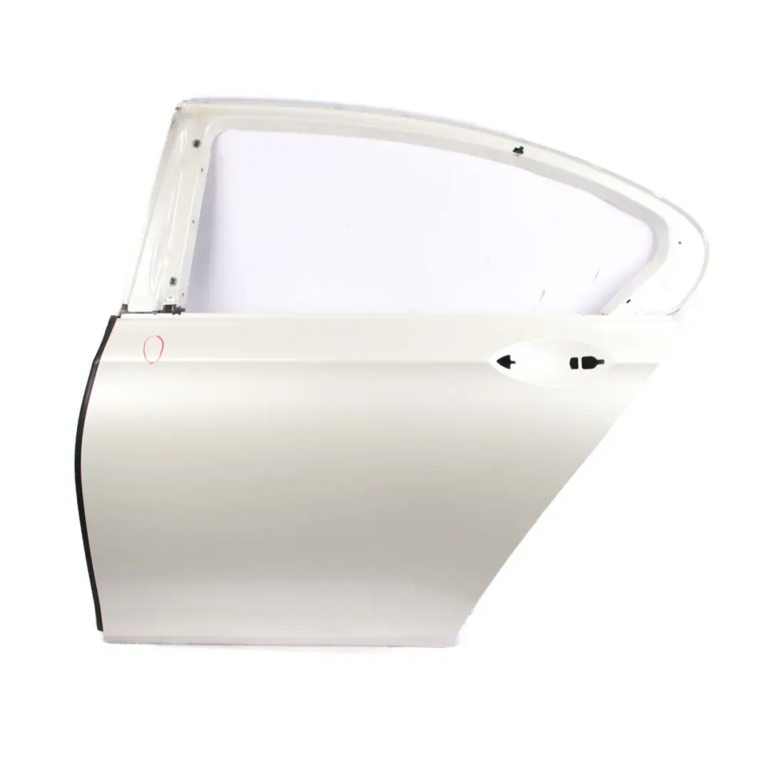 Door Rear Left N/S BMW F01 Mineralweiss Mineral White Metallic - A96 to with Part number 7203979 Door Rear Left N/S BMW F01 Mineralweiss Mineral White Metallic - A96 - SKU 7203979-MW - Part number 7203979