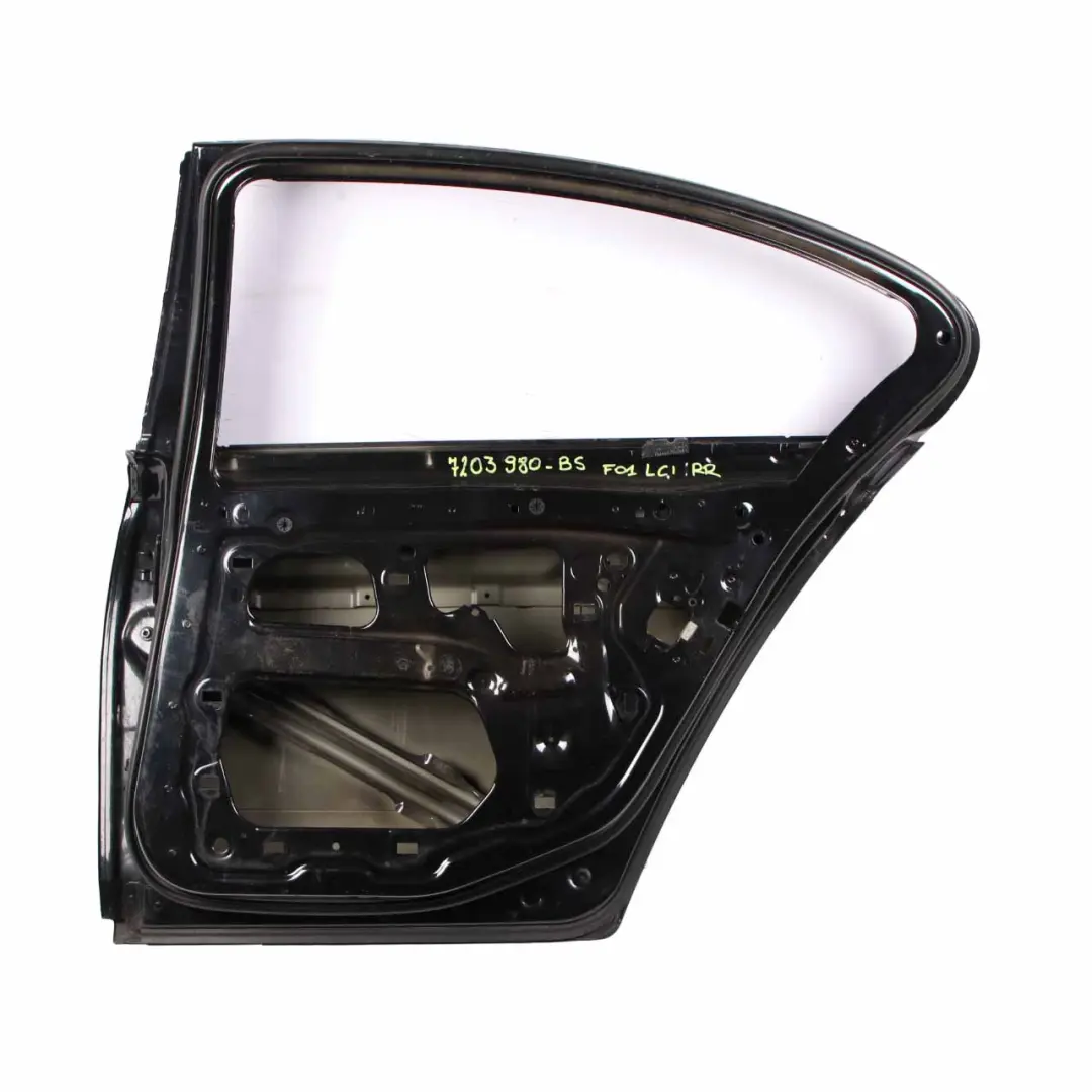 Door Rear Right O/S Black Sapphire Metallic - 475 to BMW F01 with Part number 7203980 BMW F01 Door Rear Right O/S Black Sapphire Metallic - 475 - SKU 7203980-BS - Part number 7203980