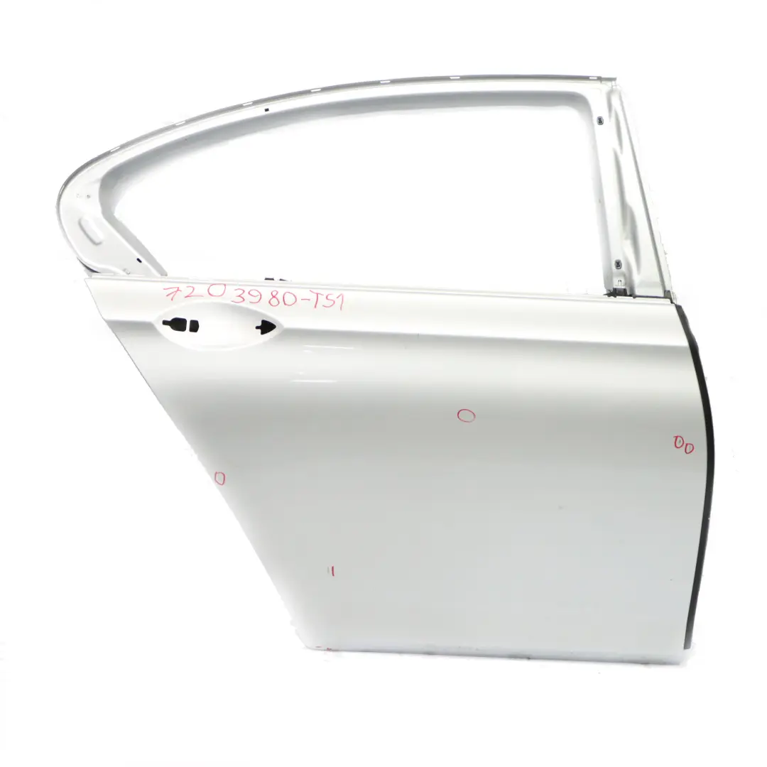 Door Rear Right O/S Titansilber Titan Silver Metallic - 354 to BMW F01 with Part number 7203980 BMW F01 Door Rear Right O/S Titansilber Titan Silver Metallic - 354 - SKU 7203980-TS1 - Part number 7203980