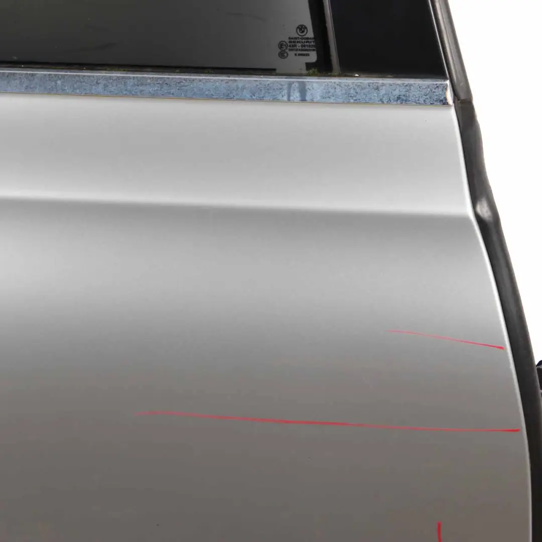 Door Rear Right O/S Titansilber Titan Silver Metallic - 354 to BMW F01 with Part number 7203980 BMW F01 Door Rear Right O/S Titansilber Titan Silver Metallic - 354 - SKU 7203980-TS - Part number 7203980
