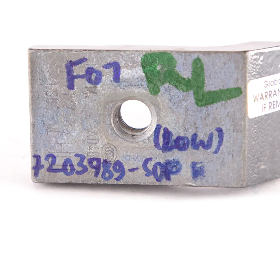 Door Hinge Rear Left N/S Lower Sophistograu Grey - A90 to BMW F01 with Part number 7203989 BMW F01 Door Hinge Rear Left N/S Lower Sophistograu Grey - A90 - SKU 7203989-SOP - Part number 7203989