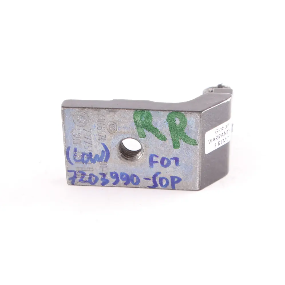 BMW F01 Bisagra Puerta Trasera Derecha Inferior Gris Sophistograu A90 - SKU 7203990-SOP - Número de pieza 7203990