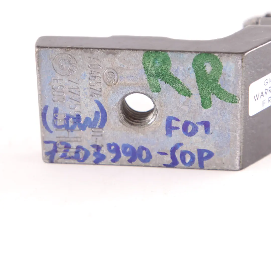 Door Hinge Rear Right O/S Lower Sophistograu Grey - A90 to BMW F01 with Part number 7203990 BMW F01 Door Hinge Rear Right O/S Lower Sophistograu Grey - A90 - SKU 7203990-SOP - Part number 7203990