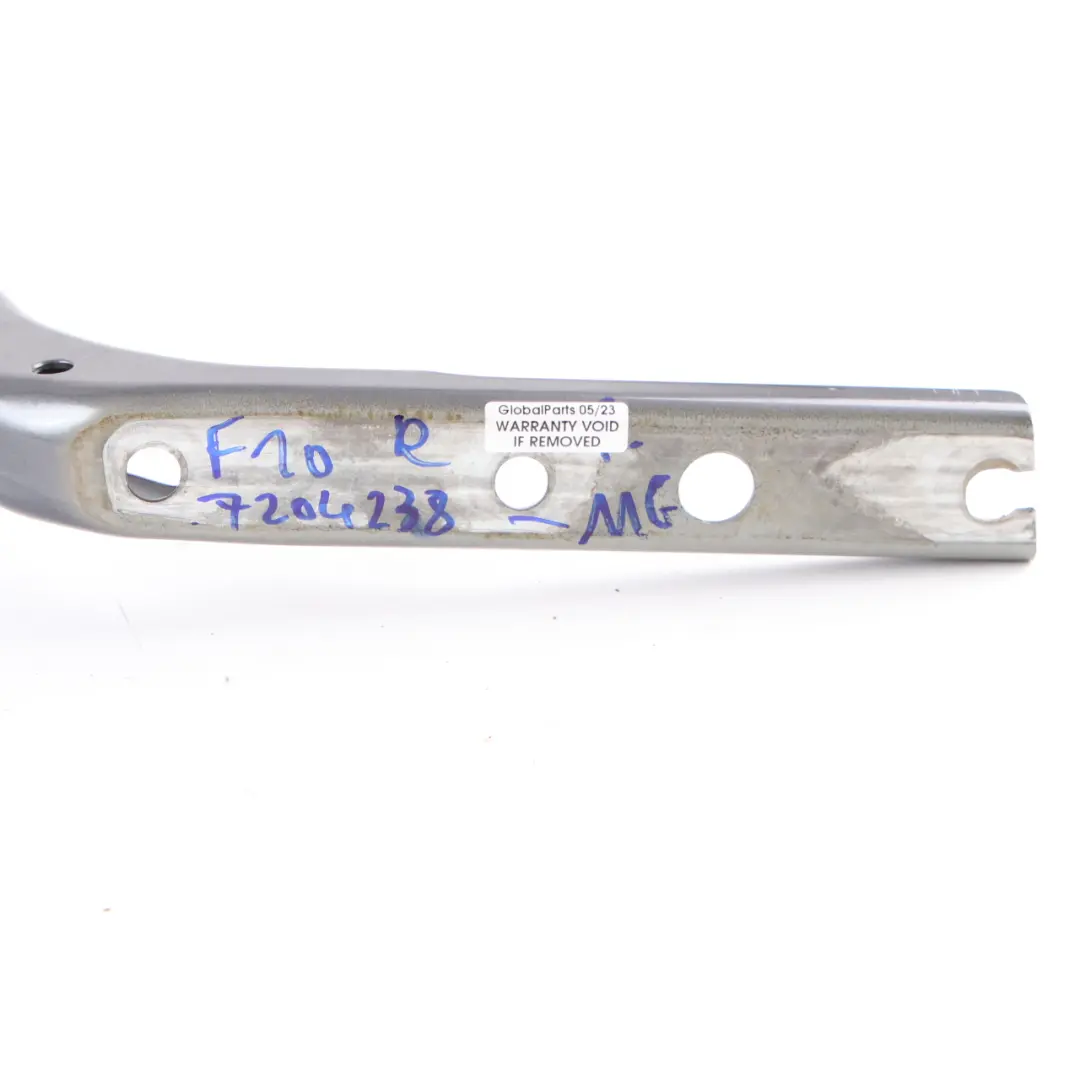 BMW F10 Trunk Lid Tailgate Hinge Right O/S Mineralgrau Grey Metallic B39 - SKU 7204238-MG - Part number 7204238