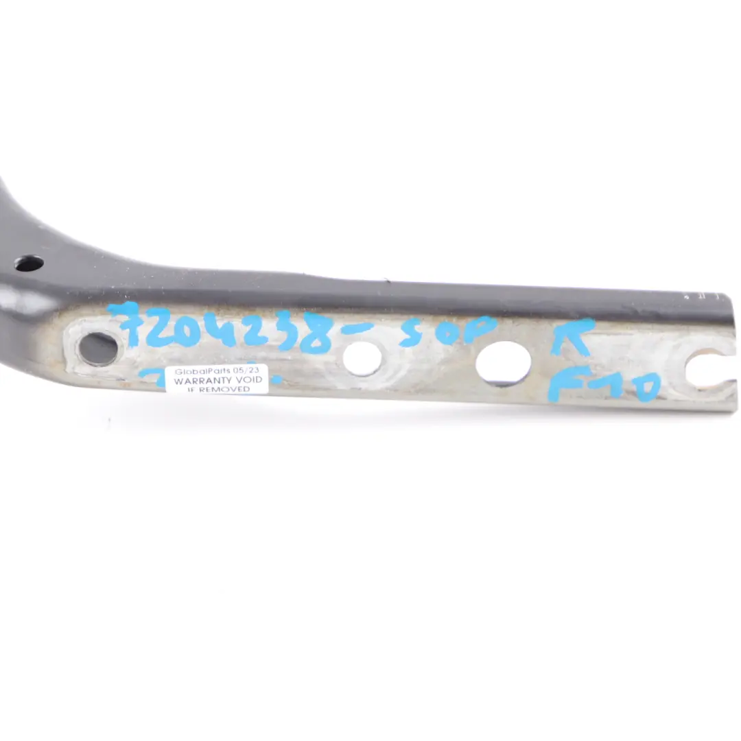 Trunk Lid Tailgate Hinge Right O/S Sophistograu Grey - A90 to BMW F10 with Part number 7204238 BMW F10 Trunk Lid Tailgate Hinge Right O/S Sophistograu Grey - A90 - SKU 7204238-SOP - Part number 7204238
