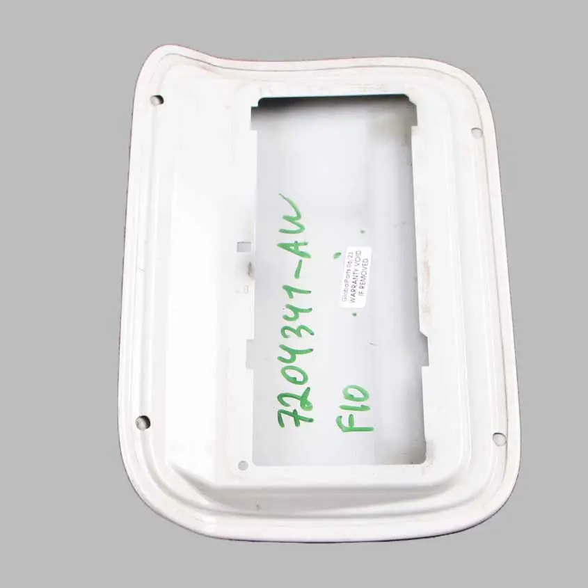 Filler Fill In Flap Cover Cap Alpinweiss White - 300 to BMW F10 Fuel with Part number 7204341 BMW F10 Fuel Filler Fill In Flap Cover Cap Alpinweiss White - 300 - SKU 7204341-AW - Part number 7204341