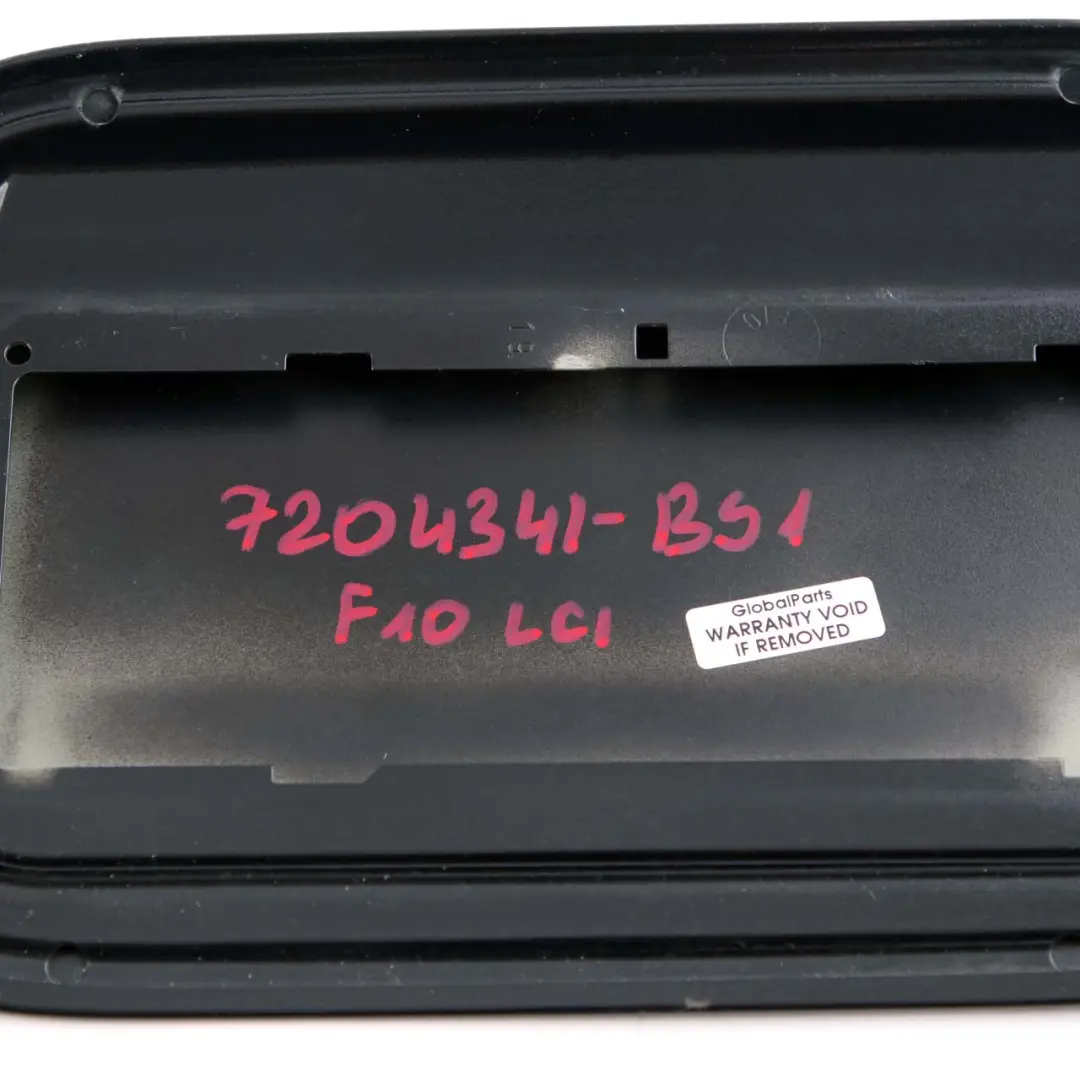 BMW 5 Series F10 LCI 1 Fuel Filler Fill In Flap Cover Black Sapphire 475 - SKU 7204341-BS1 - Part number 7204341