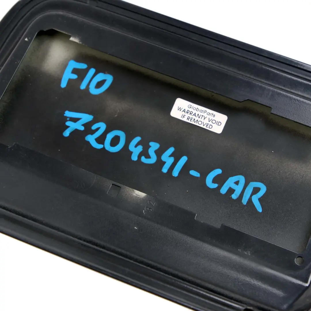 Tapa Cubierta Llenado Combustible Carbonschwarz 416 para BMW F10 LCI con número de pieza 7204341 BMW F10 LCI Tapa Cubierta Llenado Combustible Carbonschwarz 416 - SKU 7204341-CAR - Número de pieza 7204341
