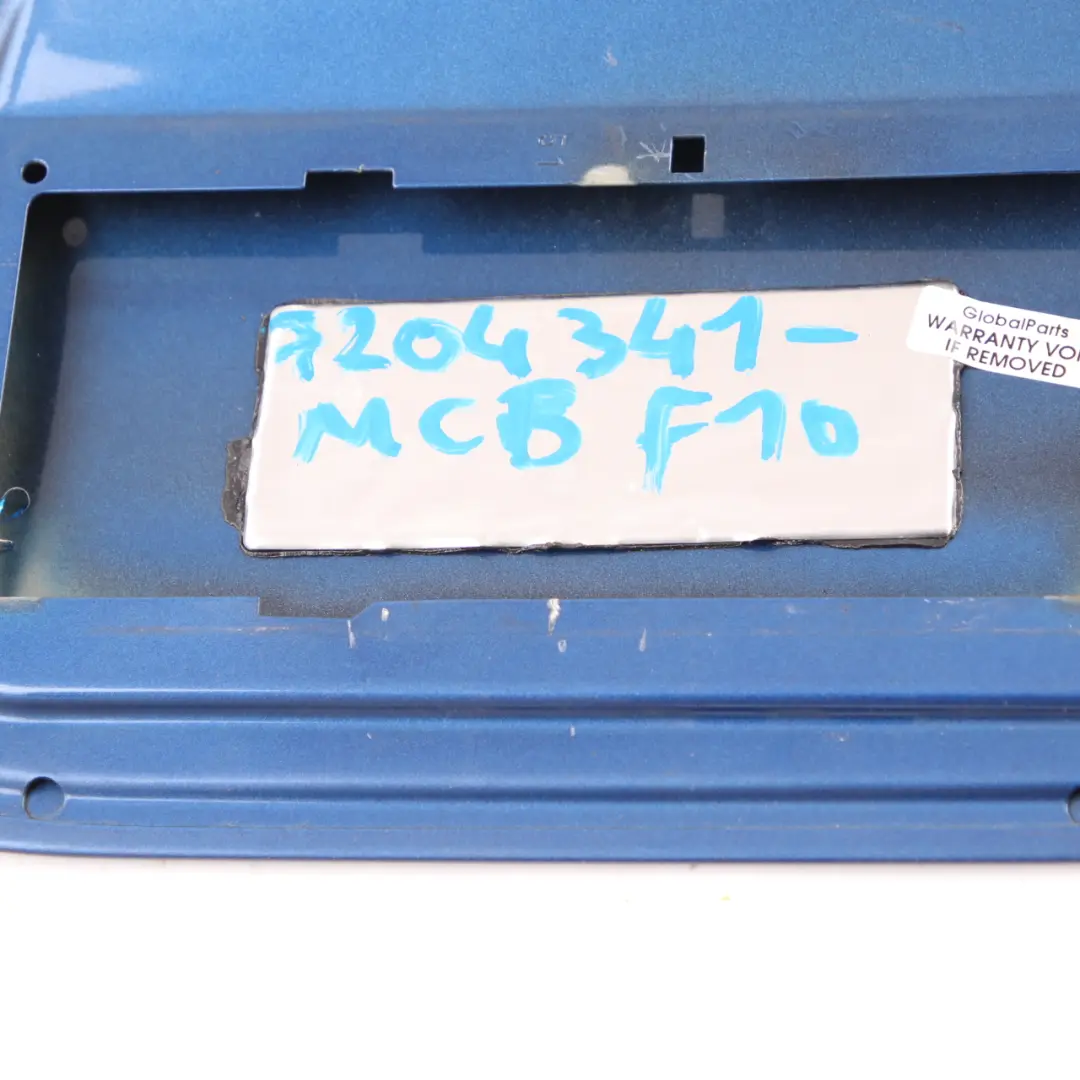 BMW F10 Fuel Cover Filler Fill In Flap Monte Carlo Blue B05 - SKU 7204341-MCB - Part number 7204341