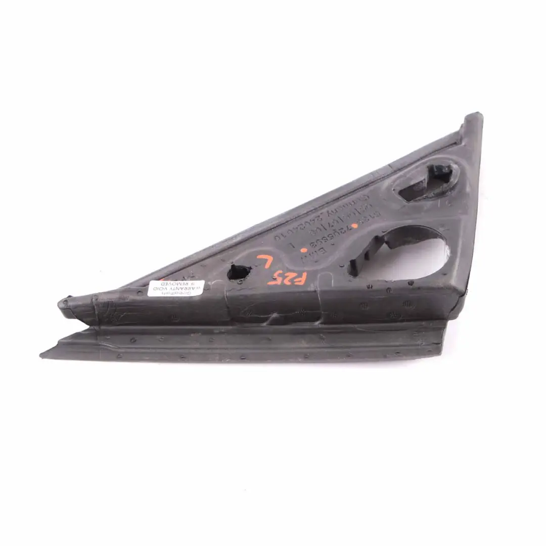 Junta Espejo BMW F25 Aislamiento Exterior Triángulo Izquierdo para con número de pieza 7205593 Junta Espejo BMW F25 Aislamiento Exterior Triángulo Izquierdo - SKU 7205593 - Número de pieza 7205593
