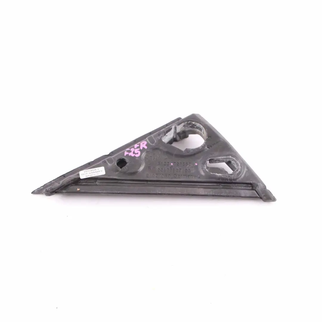 Seal Wing Mirror BMW X3 F25 Trim Insulation Outer Right O/S Triangle to with Part number 7205594 Seal Wing Mirror BMW X3 F25 Trim Insulation Outer Right O/S Triangle - SKU 7205594 - Part number 7205594