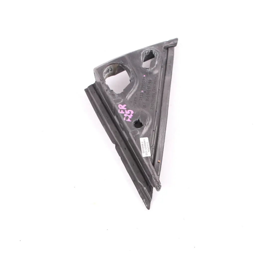 Seal Wing Mirror BMW X3 F25 Trim Insulation Outer Right O/S Triangle to with Part number 7205594 Seal Wing Mirror BMW X3 F25 Trim Insulation Outer Right O/S Triangle - SKU 7205594 - Part number 7205594