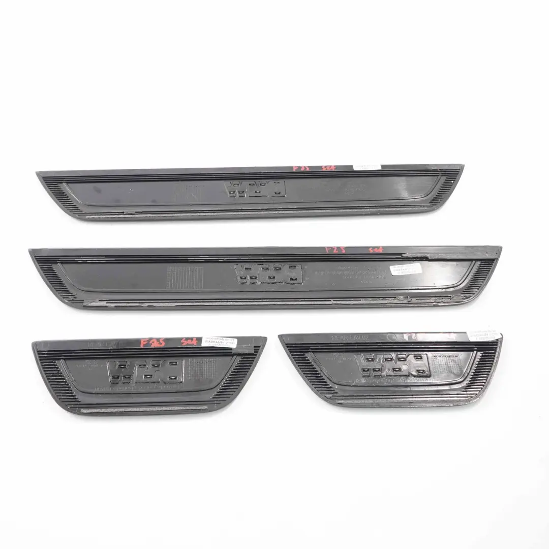 Striscia copertura anteriore posteriore sinistra destra Set per BMW X3 F25 con numero di parte 7205597 BMW X3 F25 Striscia copertura anteriore posteriore sinistra destra Set - SKU 7205597-1 - Numero di parte 7205597