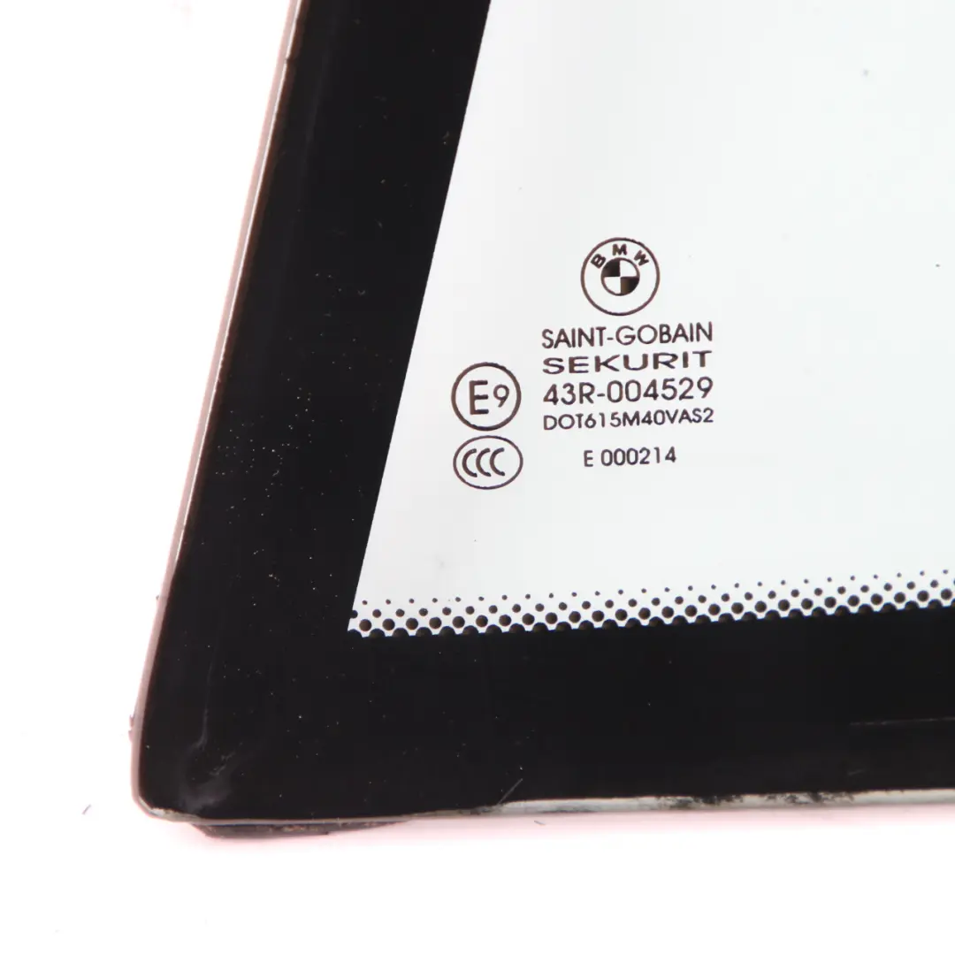 BMW X3 F25 Vetro Porta Lato Fisso Posteriore Sinistro Verde AS2 Vetro - SKU 7205599 - Numero di parte 7205599