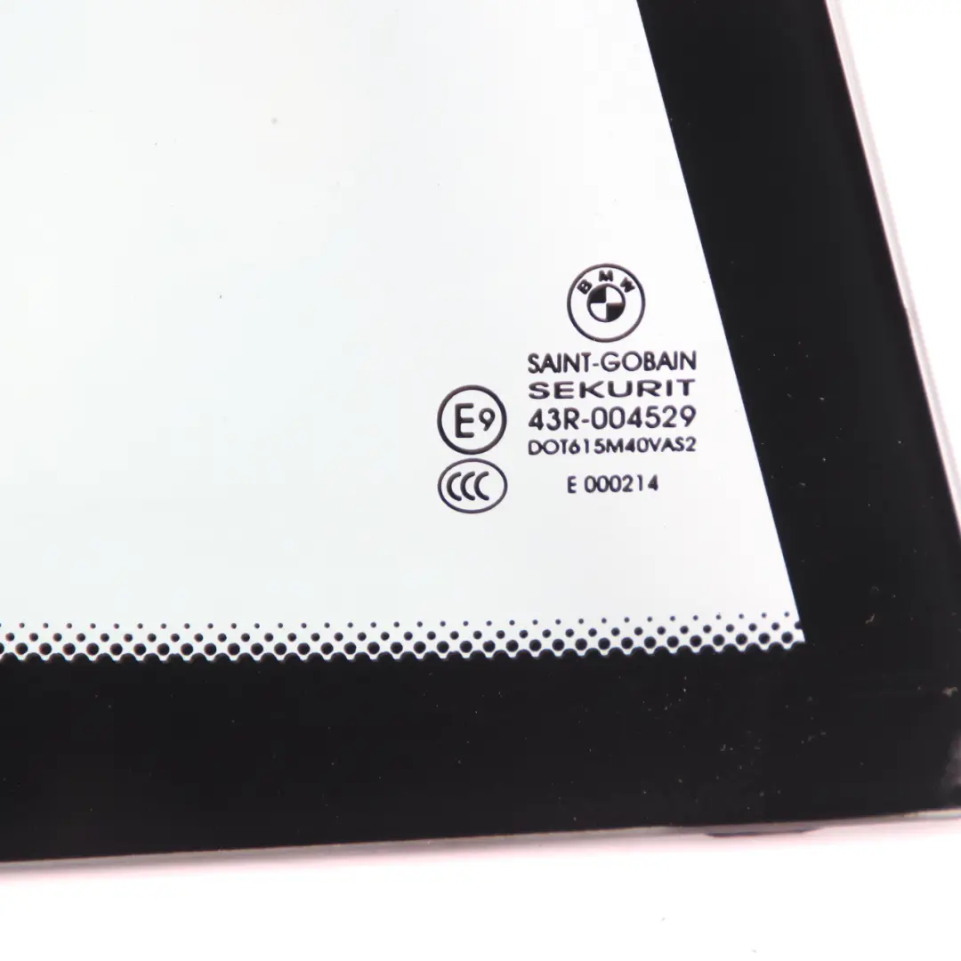 Window Glass Door Side Fixed Rear Right O/S Green AS2 Glazing to BMW X3 F25 with Part number 7205600 BMW X3 F25 Window Glass Door Side Fixed Rear Right O/S Green AS2 Glazing - SKU 7205600 - Part number 7205600