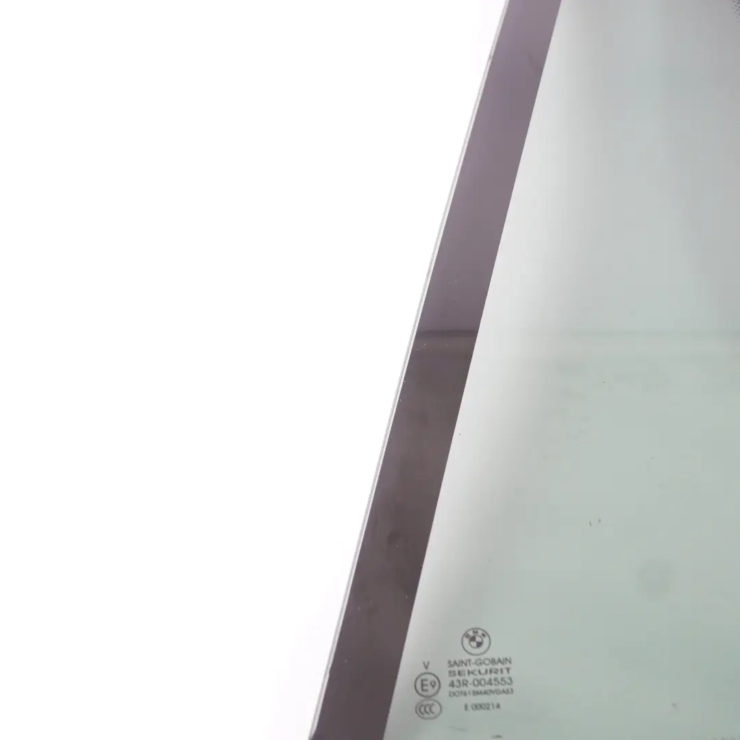 Cristal Fijo Puerta Trasera Izquierda Tintado Negro AS3 SSG para BMW X3 F25 con número de pieza 7205601 BMW X3 F25 Cristal Fijo Puerta Trasera Izquierda Tintado Negro AS3 SSG - SKU 7205601 - Número de pieza 7205601