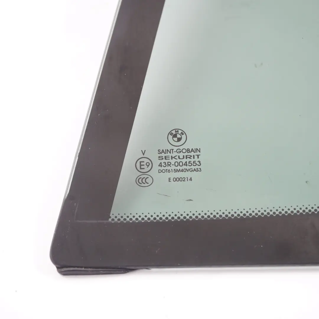 Window Glass Fixed Door Rear Left N/S Tinted Black AS3 SSG to BMW X3 F25 with Part number 7205601 BMW X3 F25 Window Glass Fixed Door Rear Left N/S Tinted Black AS3 SSG - SKU 7205601 - Part number 7205601