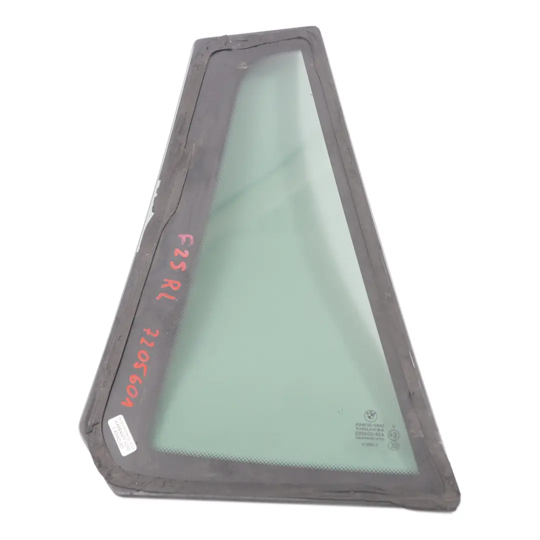 BMW X3 F25 Vetro fisso porta posteriore sinistra colorato Nero AS3 SSG - SKU 7205601 - Numero di parte 7205601