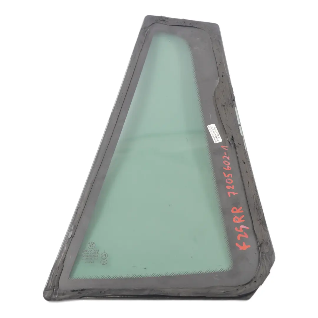 Cristal Fijo Puerta Trasera Derecha Tintado Negro AS3 SSG para BMW X3 F25 con número de pieza 7205602 BMW X3 F25 Cristal Fijo Puerta Trasera Derecha Tintado Negro AS3 SSG - SKU 7205602-1 - Número de pieza 7205602