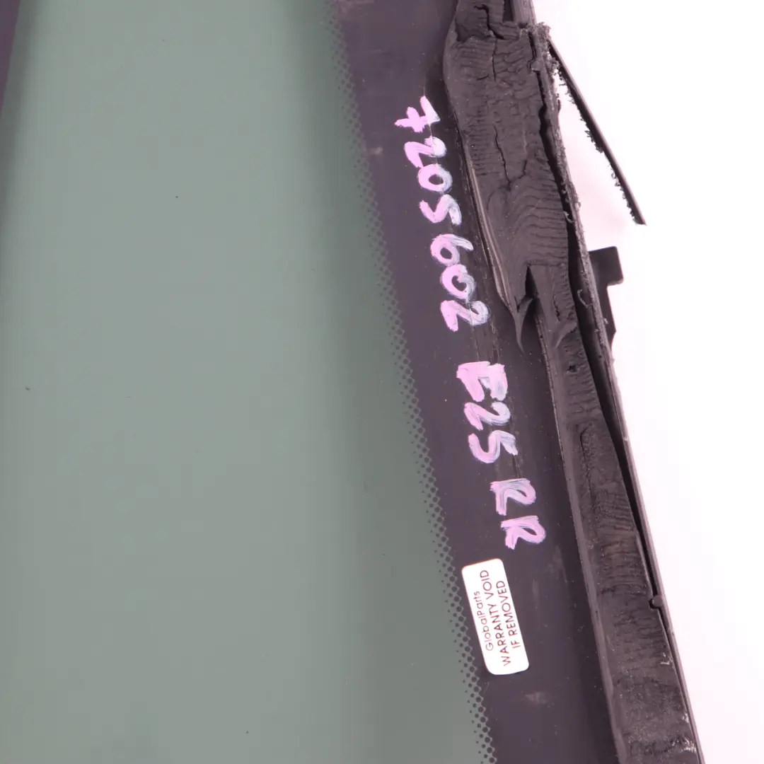 Window Glass Fixed Rear Right Door Tinted Black AS3 SSG to BMW X3 F25 with Part number 7205602 BMW X3 F25 Window Glass Fixed Rear Right Door Tinted Black AS3 SSG - SKU 7205602 - Part number 7205602