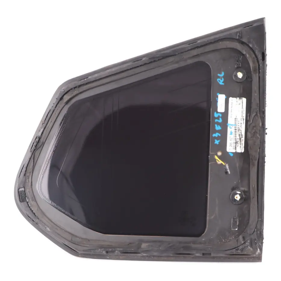 BMW X3 F25 Window Glass Side Rear Left Quarter AS2 Foil Tinted Black - SKU 7205627-1 - Part number 7205627