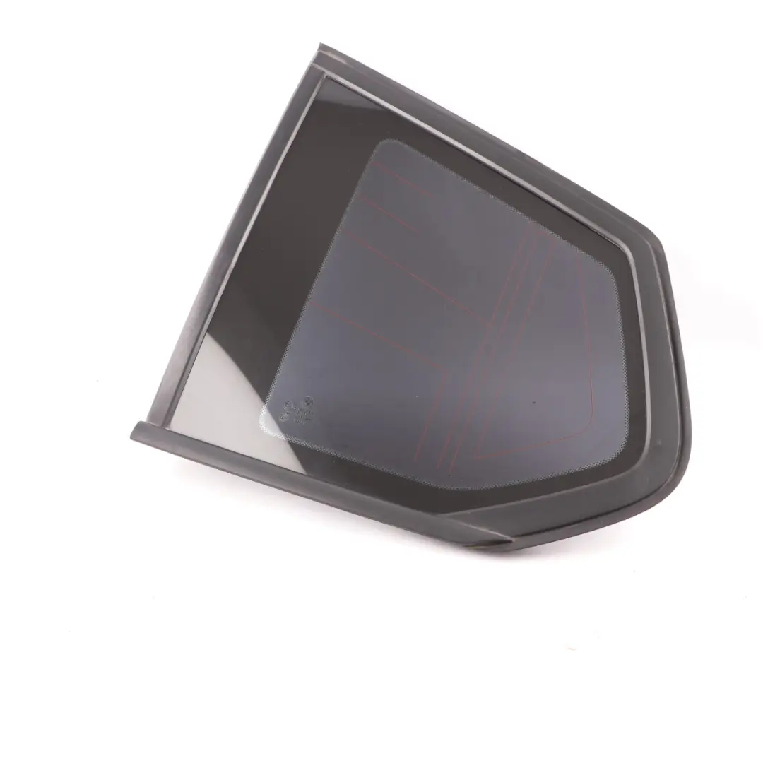 Vetro laterale del quarto posteriore sinistro AS2 Foil colorato nero per BMW X3 F25 con numero di parte 7205627 BMW X3 F25 Vetro laterale del quarto posteriore sinistro AS2 Foil colorato nero - SKU 7205627-1 - Numero di parte 7205627