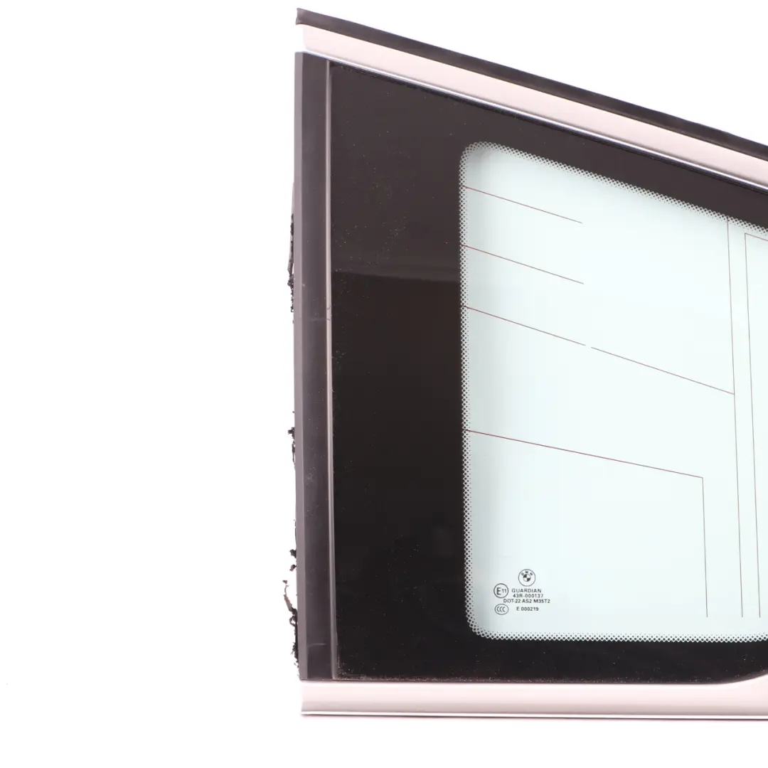 Window Glass Quarter Side Fixed Rear Left N/S AS2 Chrome to BMW X3 F25 with Part number 7205659 BMW X3 F25 Window Glass Quarter Side Fixed Rear Left N/S AS2 Chrome - SKU 7205659-2 - Part number 7205659