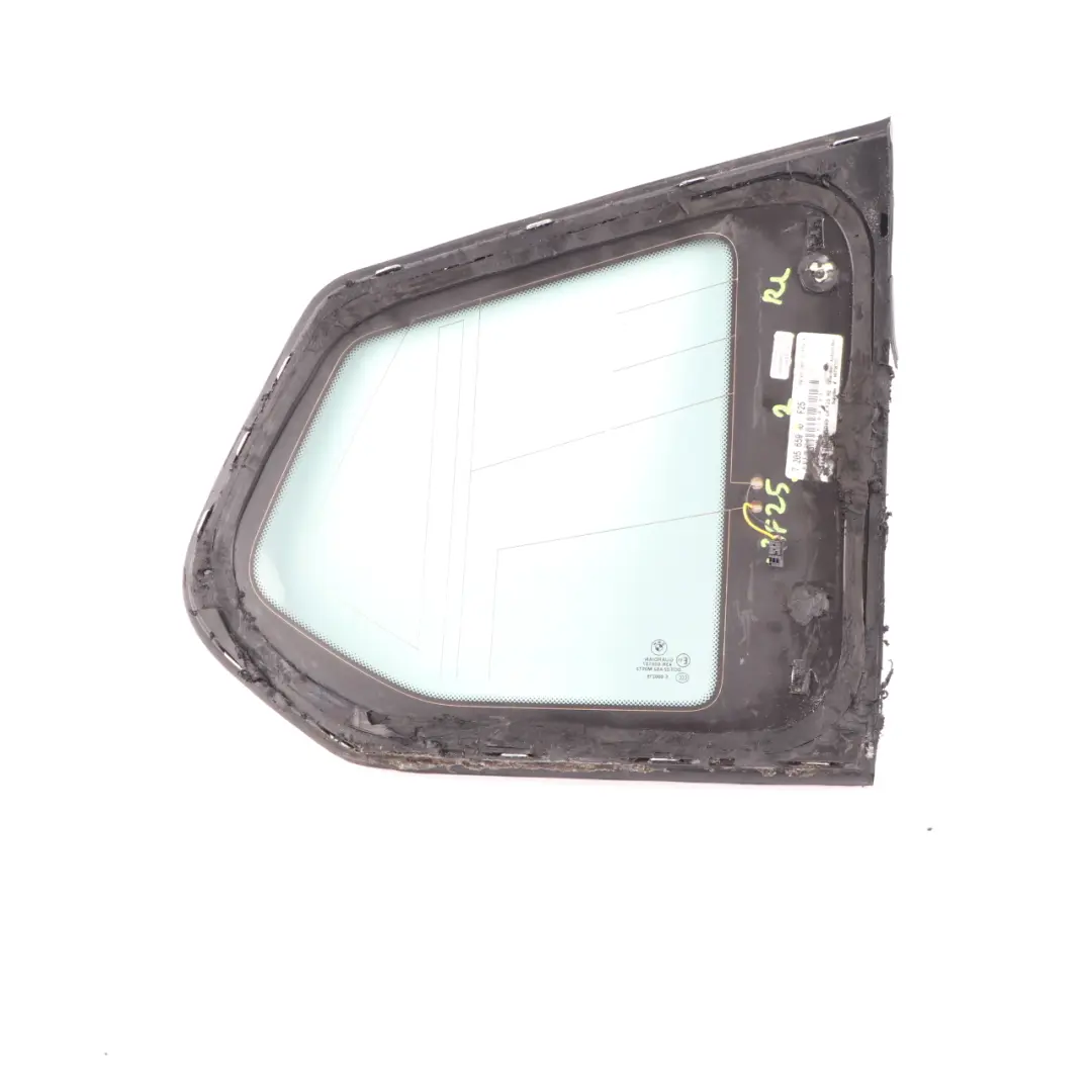 Window Glass Quarter Side Fixed Rear Left N/S AS2 Chrome to BMW X3 F25 with Part number 7205659 BMW X3 F25 Window Glass Quarter Side Fixed Rear Left N/S AS2 Chrome - SKU 7205659-2 - Part number 7205659