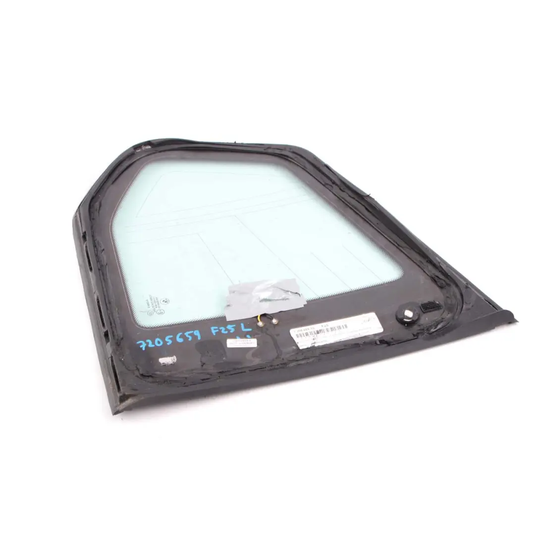 Window Glass BMW X3 F25 Side Fixed Rear Left N/S AS2 Green to with Part number 7205659 Window Glass BMW X3 F25 Side Fixed Rear Left N/S AS2 Green - SKU 7205659 - Part number 7205659