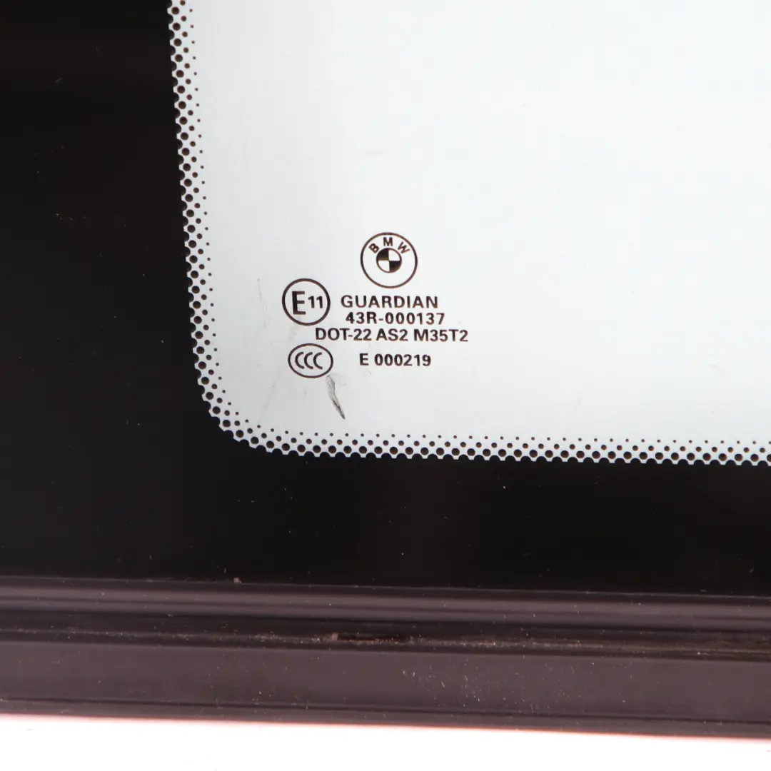  Vetro Finestra BMW X3 F25 Lato Fisso Posteriore Sinistro AS2 Verde - SKU 7205659 - Numero di parte 7205659
