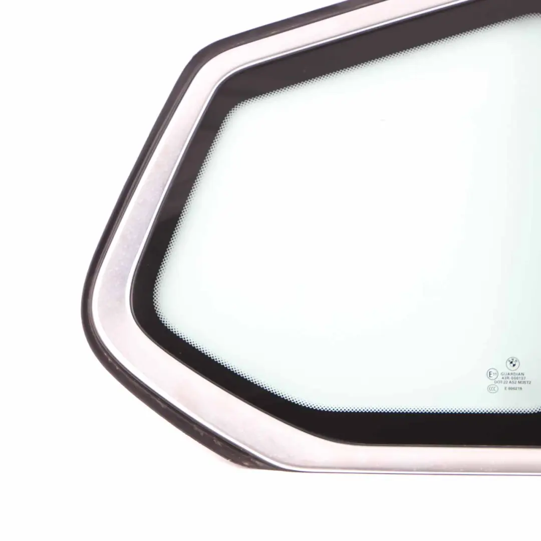  Window Glass BMW X3 F25 Side Fixed Glass Rear Right O/S AS2 Chrome Strip - SKU 7205660-1 - Part number 7205660