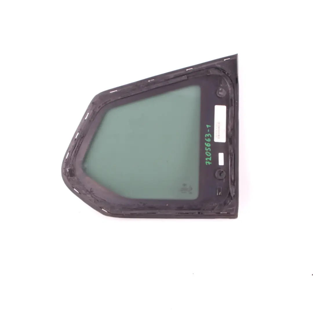 BMW X3 F25 Cristal Lateral Fijo Trasero Izquierdo AS3 Cromo - SKU 7205663-1 - Número de pieza 7205663