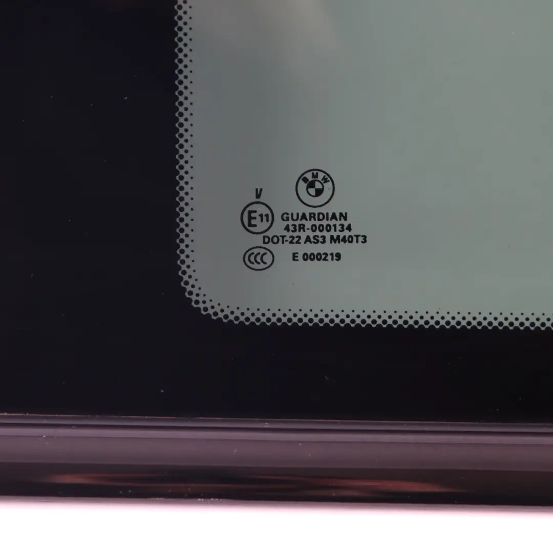 BMW X3 F25 Window Glass Side Fixed Rear Left N/S AS3 Black High Gloss - SKU 7205663 - Part number 7205663