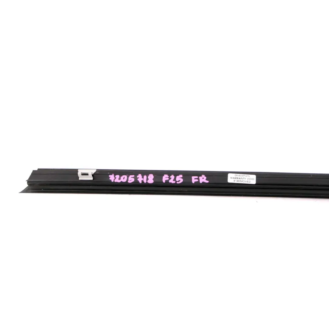 BMW X3 F25 Channel Sealing Inside Door Front Right O/S Trim Strip - SKU 7205718 - Part number 7205718