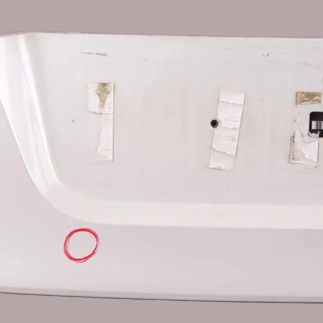 BMW F01 F02 Finisher Trunk Boot Lid Cover Mineralweiss Mineral White - A96 - SKU 7205731-MW - Part number 7205731