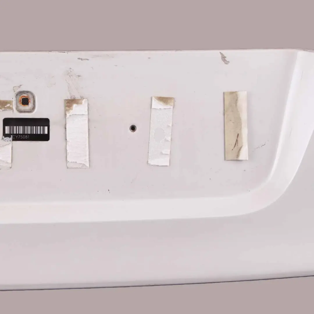 BMW F01 F02 Finisher Trunk Boot Lid Cover Mineralweiss Mineral White - A96 - SKU 7205731-MW - Part number 7205731